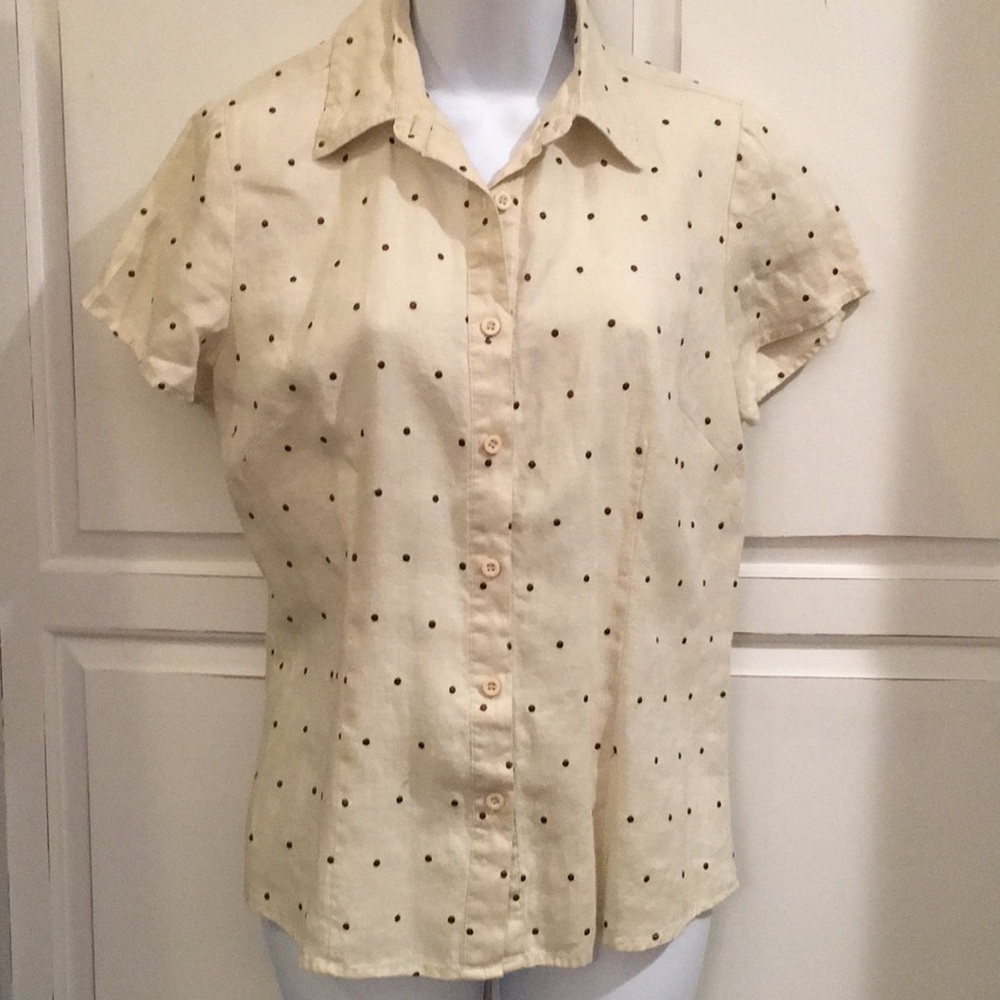 Linen button down shirt